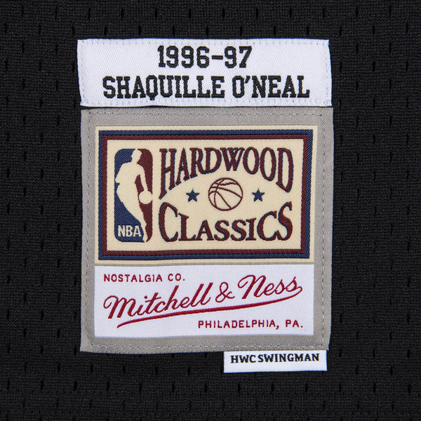 Mens Mitchell & Ness NBA Reload Swingman Jersey Lakers 1996 Shaquille O'Neal