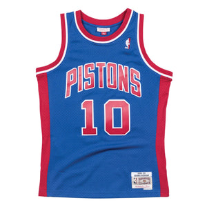 Mens Mitchell & Ness NBA SWINGMAN ROAD JERSEY- DETROIT PISTONS 88 DENNIS RODMAN