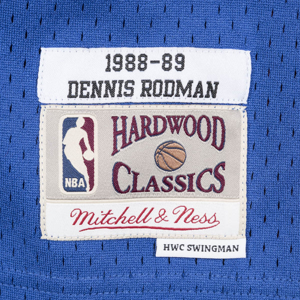 Mens Mitchell & Ness NBA SWINGMAN ROAD JERSEY- DETROIT PISTONS 88 DENNIS RODMAN
