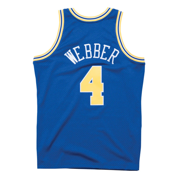 [GSWROYA93CWE] Mens Mitchell & Ness NBA Swingman Road Jersey Warriors 93 Chris Webber