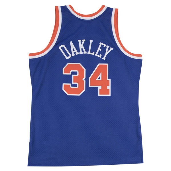 [SMJYGS18188-NYKROYA91COA] Mens Mitchell & Ness NBA Swingman Road Jersey Knicks 91 Charles Oakley