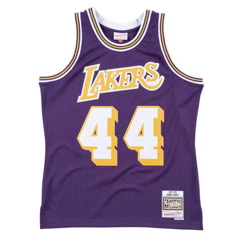 Mens Mitchell & Ness NBA SWINGMAN JERSEY - LAKERS 71-72 JERRY WEST