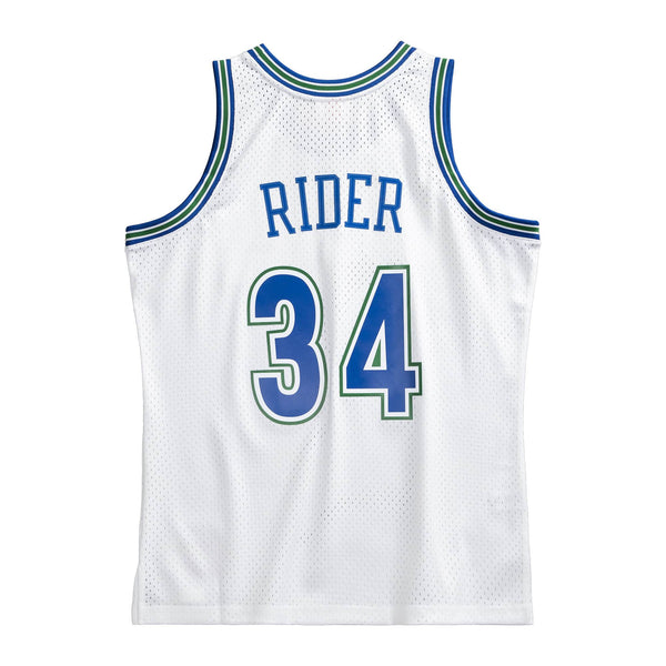 Mens Mitchell & Ness NBA Swingman Jersey 1995 Timberwolves Isaiah Rider Jr