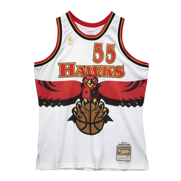 MITCHELL & NESS NBA SWINGMAN JERSEY ATLANTA HAWKS 96 DIKEMBE MUTOMBO