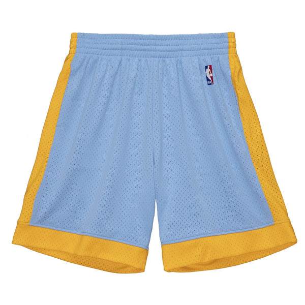 Mens Mitchell & Ness NBA Swingman Shorts Los Angeles Lakers 2001-2002