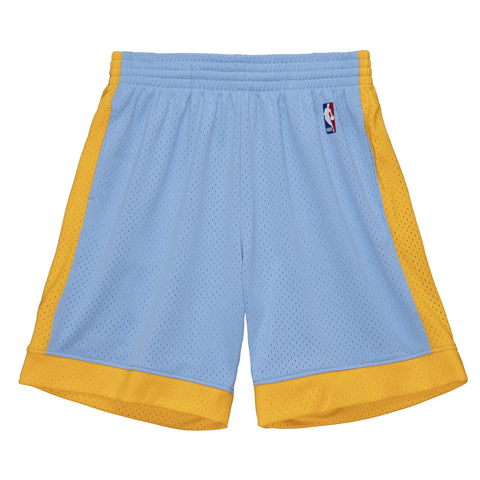 Mens Mitchell & Ness NBA Swingman Shorts Los Angeles Lakers 2001-2002