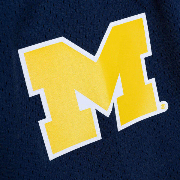 MITCHELL & NESS NCAA ROAD SHORTS MICHIGAN WOLVERINES 1991