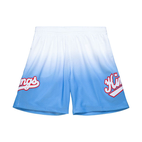 MITCHELL & NESS NBA FADEAWAY SWINGMAN SHORTS SACRAMENTO KINGS 1985