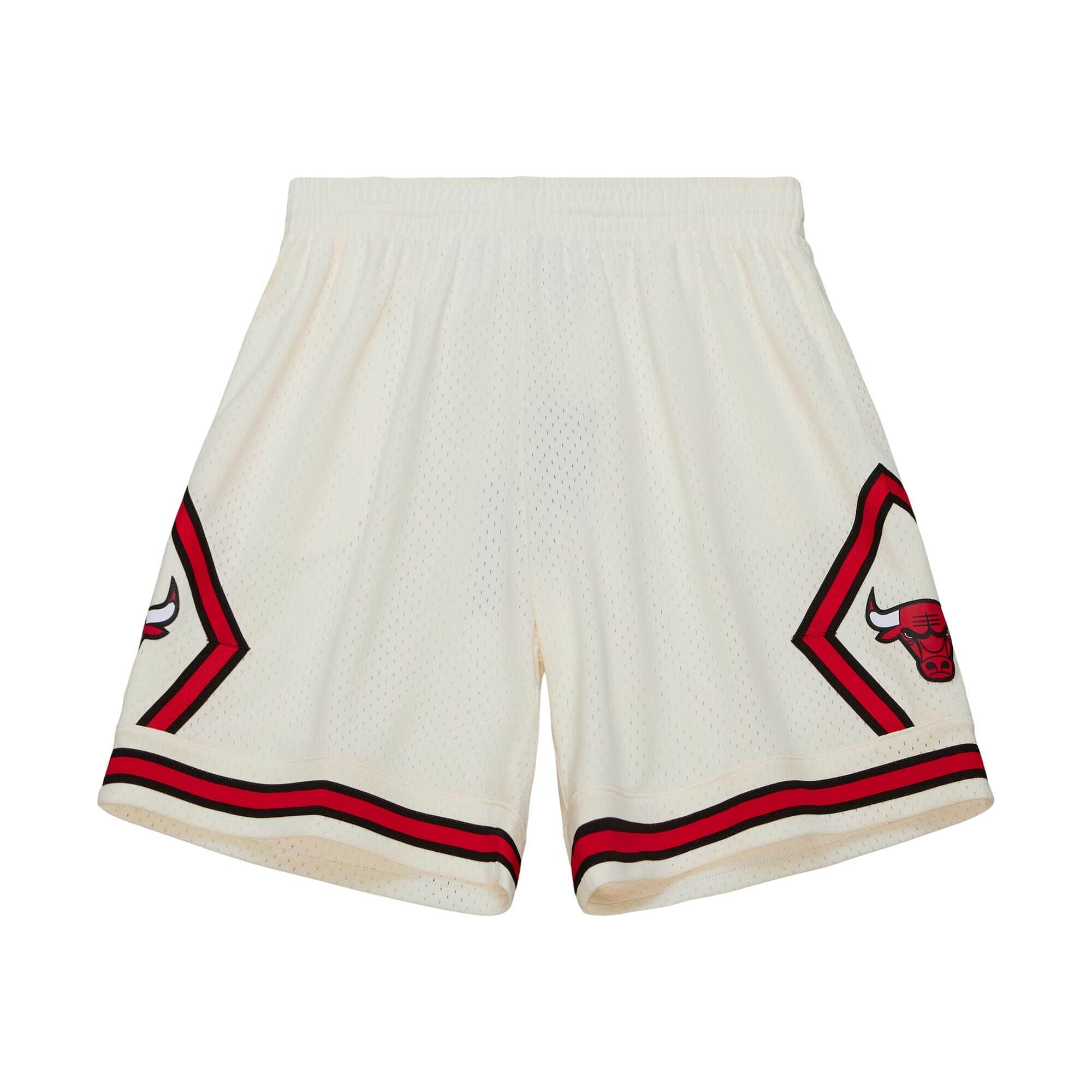 MITCHELL & NESS NBA CREAM TEAM COLOR SWINGMAN SHORTS CHICAGO BULLS 1997