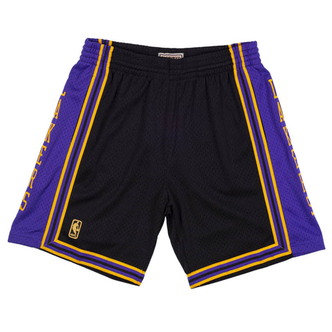 Mens Mitchell & Ness NBA Reload Swingman Short Lakers 1996