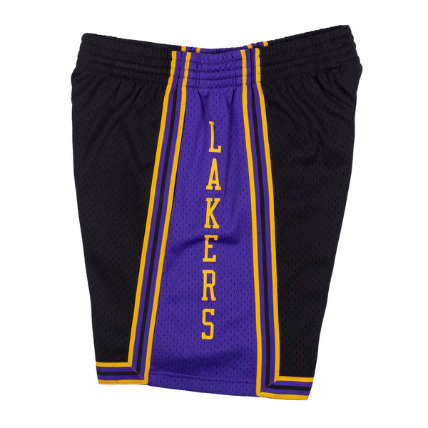 Mens Mitchell & Ness NBA Reload Swingman Short Lakers 1996