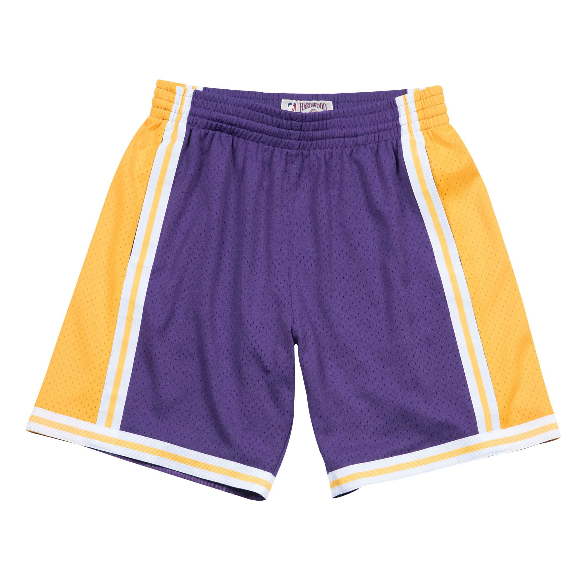 Mens Mitchell & Ness NBA Swingman Road Shorts LA Lakers 84-85