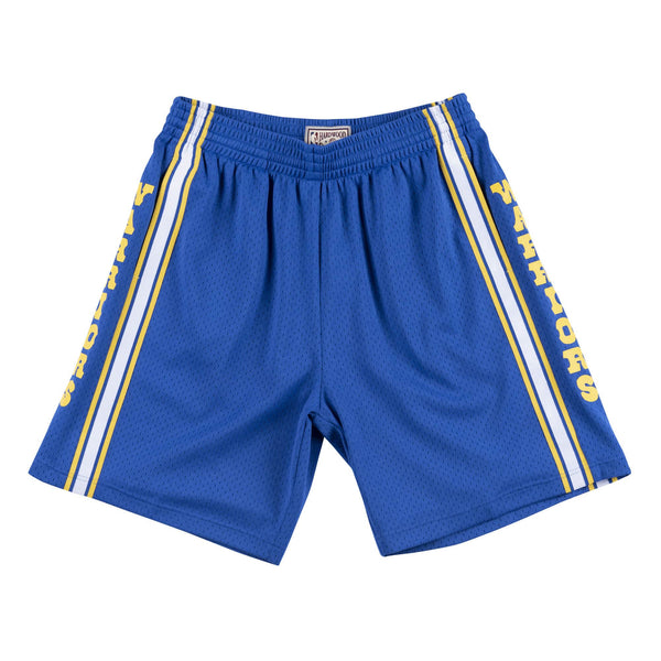 MITCHELL & NESS NBA ROAD SWINGMAN SHORTS GOLDEN STATE WARRIORS 81-82