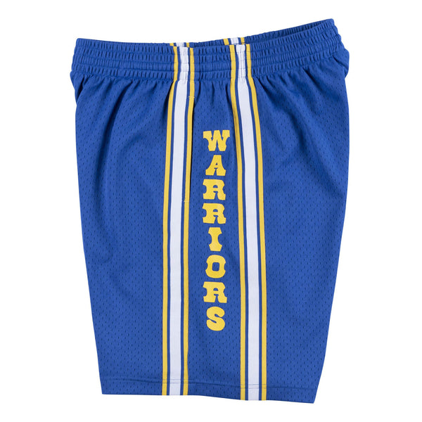 MITCHELL & NESS NBA ROAD SWINGMAN SHORTS GOLDEN STATE WARRIORS 81-82