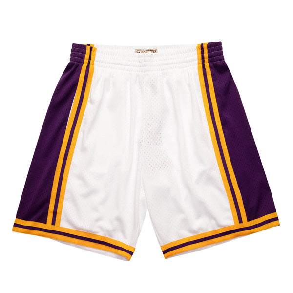 Mens Mitchell & Ness NBA Reload 2.0 Swingman Shorts Lakers 1984