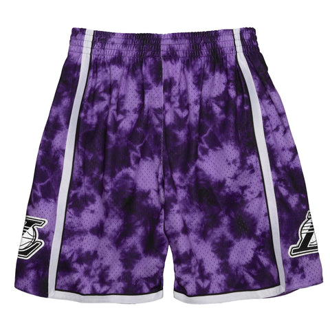 Mens Mitchell & Ness NBA GALAXY SWINGMAN SHORTS - LA LAKERS 2009