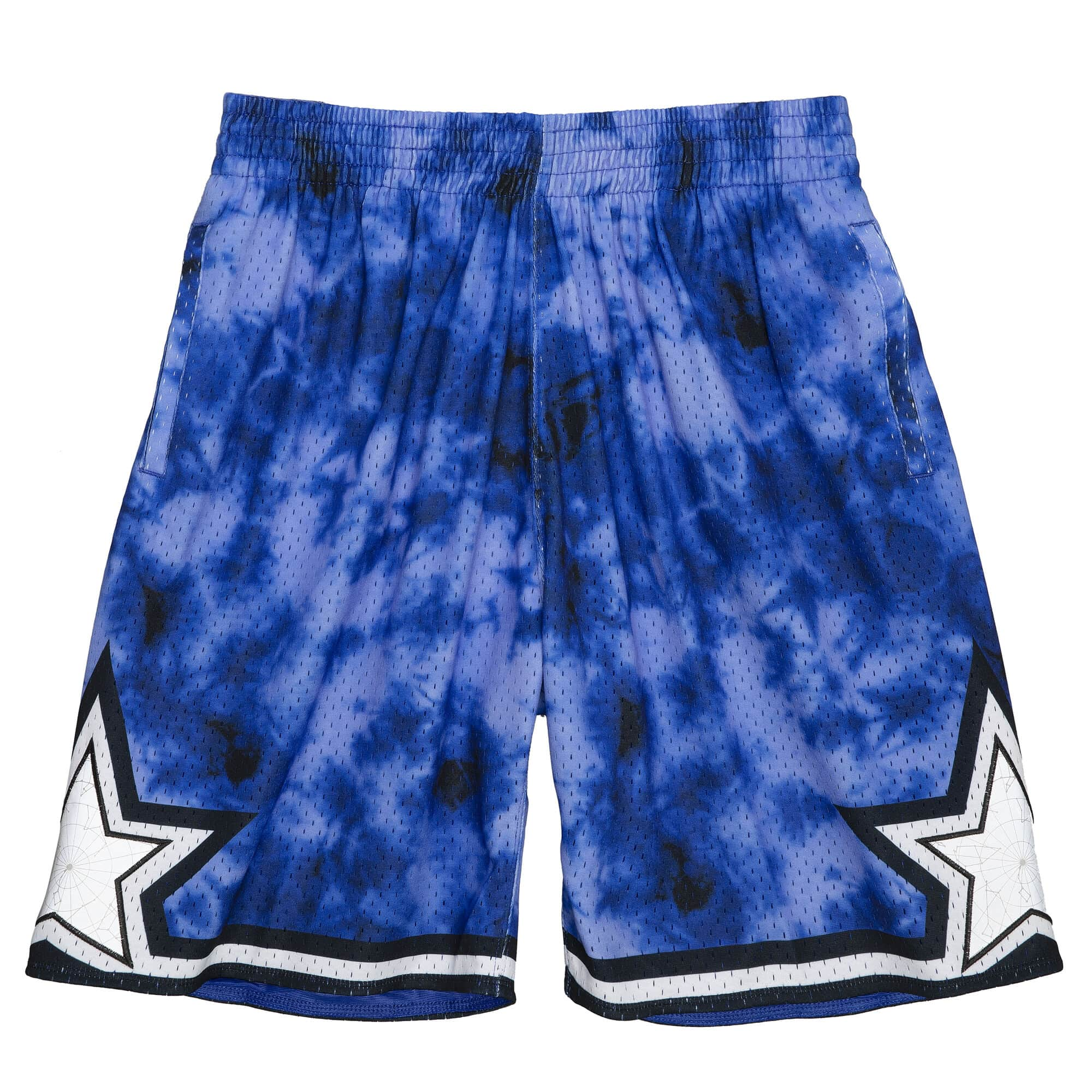 Mens Mitchell & Ness NBA GALAXY SWINGMAN SHORTS - ORLANDO MAGIC 1993