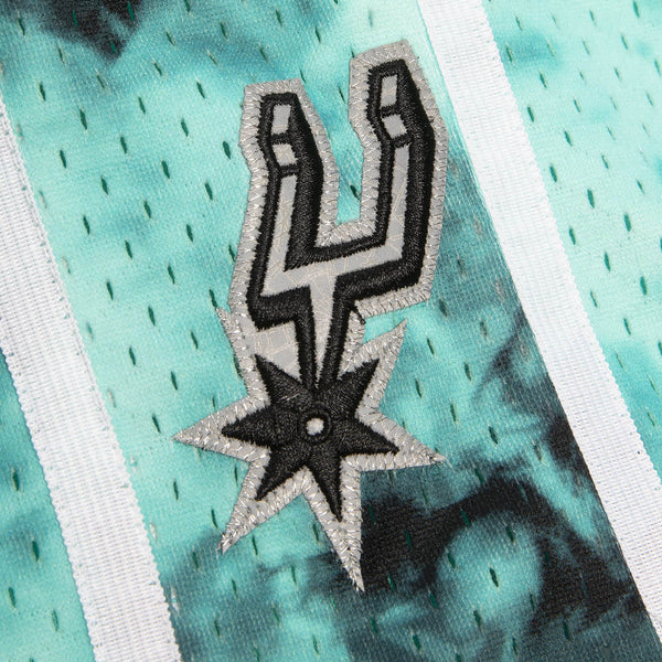 Mens Mitchell & Ness NBA GALAXY SWINGMAN SHORTS - SAN ANTONIO SPURS 1998