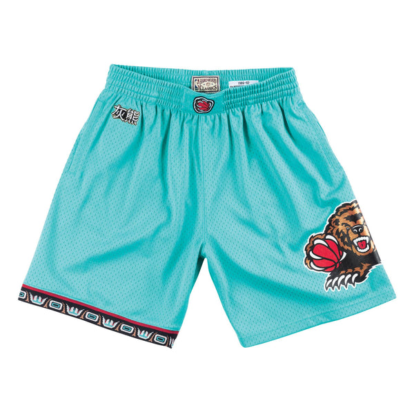 [SMSHNG18400-VGRTEAL98] Mens Mitchell & Ness NBA CNY Swingman Shorts Grizzlies 98