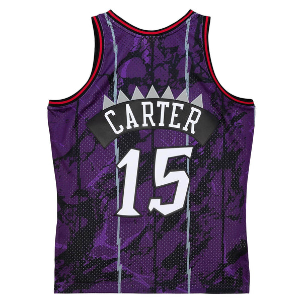 MITCHELL & NESS NBA TEAM MARBLE SWINGMAN JERSEY TORONTO RAPTORS 1998 VINCE CARTER