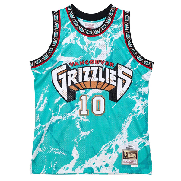 MITCHELL & NESS NBA TEAM MARBLE SWINGMAN JERSEY GRIZZLIES 1998 MIKE BIBBY
