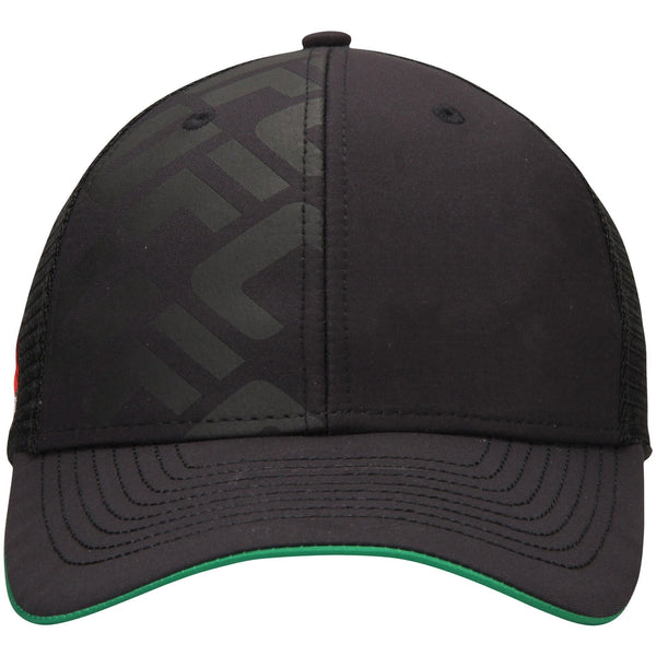 [VR57Z] UFC Meshback Trucker Snapback Hat - Black | Green