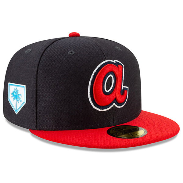 [11900008] Mens New Era MLB 2019 Spring Training 59Fifty Fitted Cap Atlanta Braves