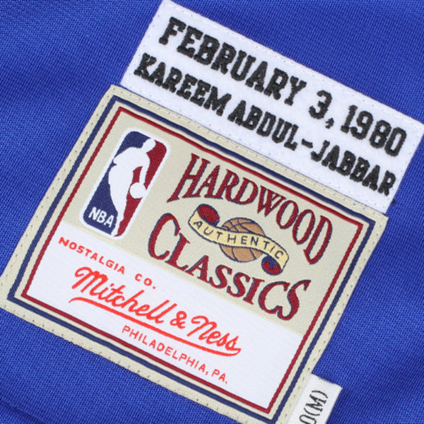 Mens Mitchell & Ness NBA Authentic Jersey 1980 All Star Kareem Abdul-Jabbar
