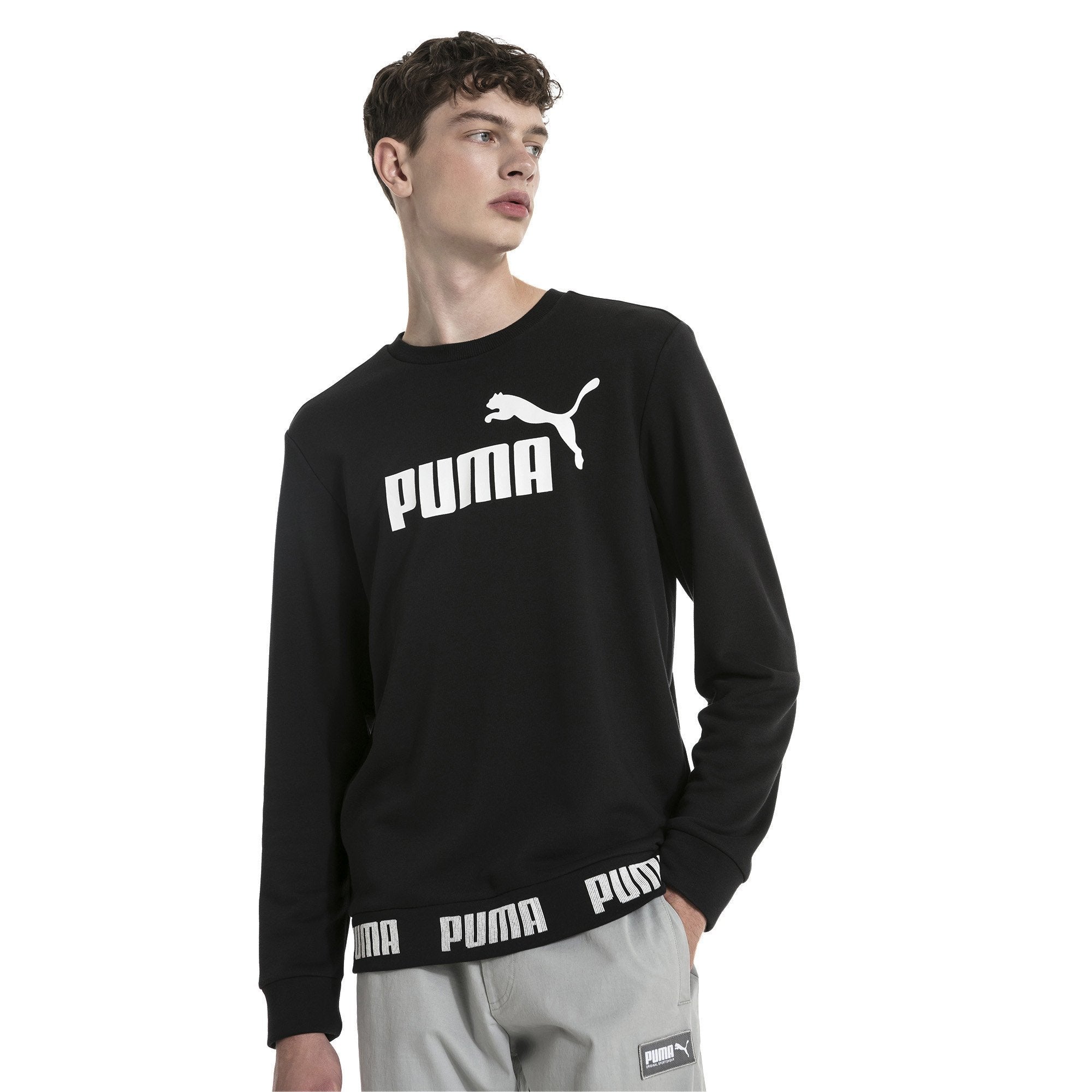 [854736-01] Mens Puma Amplified Crew TR