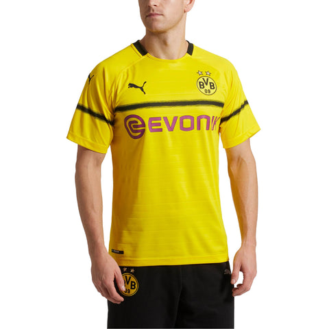 [753322-11] Mens Puma BVB Cup Shirt Replica With Evonik Logo