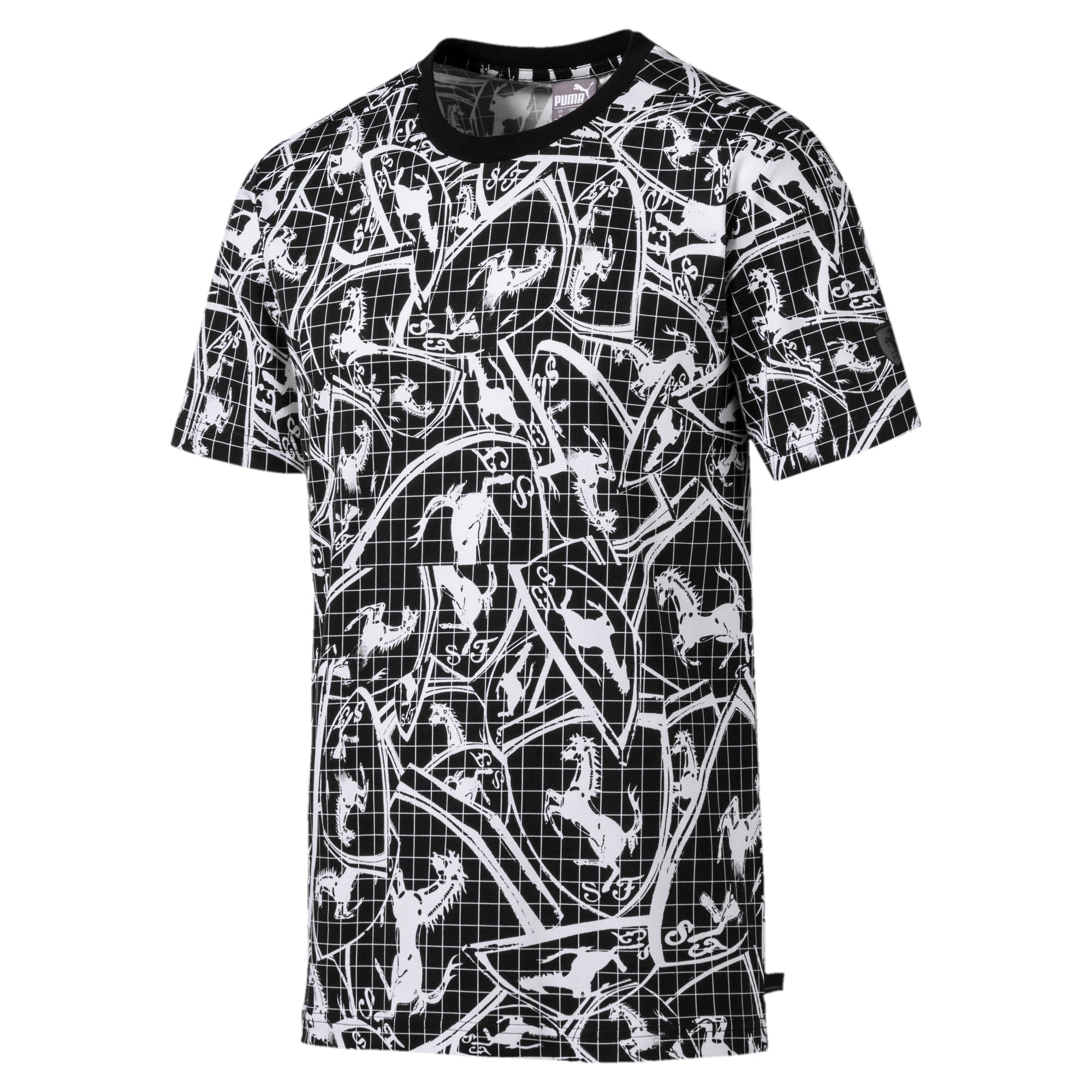 [595401-01] Mens Puma FERRARI AOP TEE