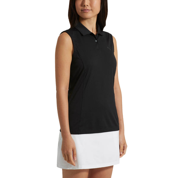 [570524-01] Womens Puma Pounce Sleeveless Polo
