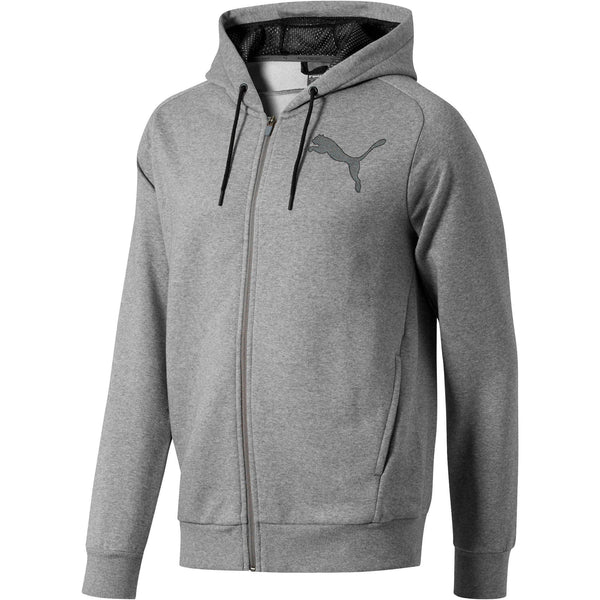 [852357-03] Mens Puma P48 MODERN SPORT FULL ZIP HOODY FLEECE