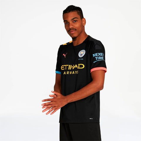 [755590-02] Mens Puma MCFC MANCHESTER CITY AWAY SHIRT REPLICA SS