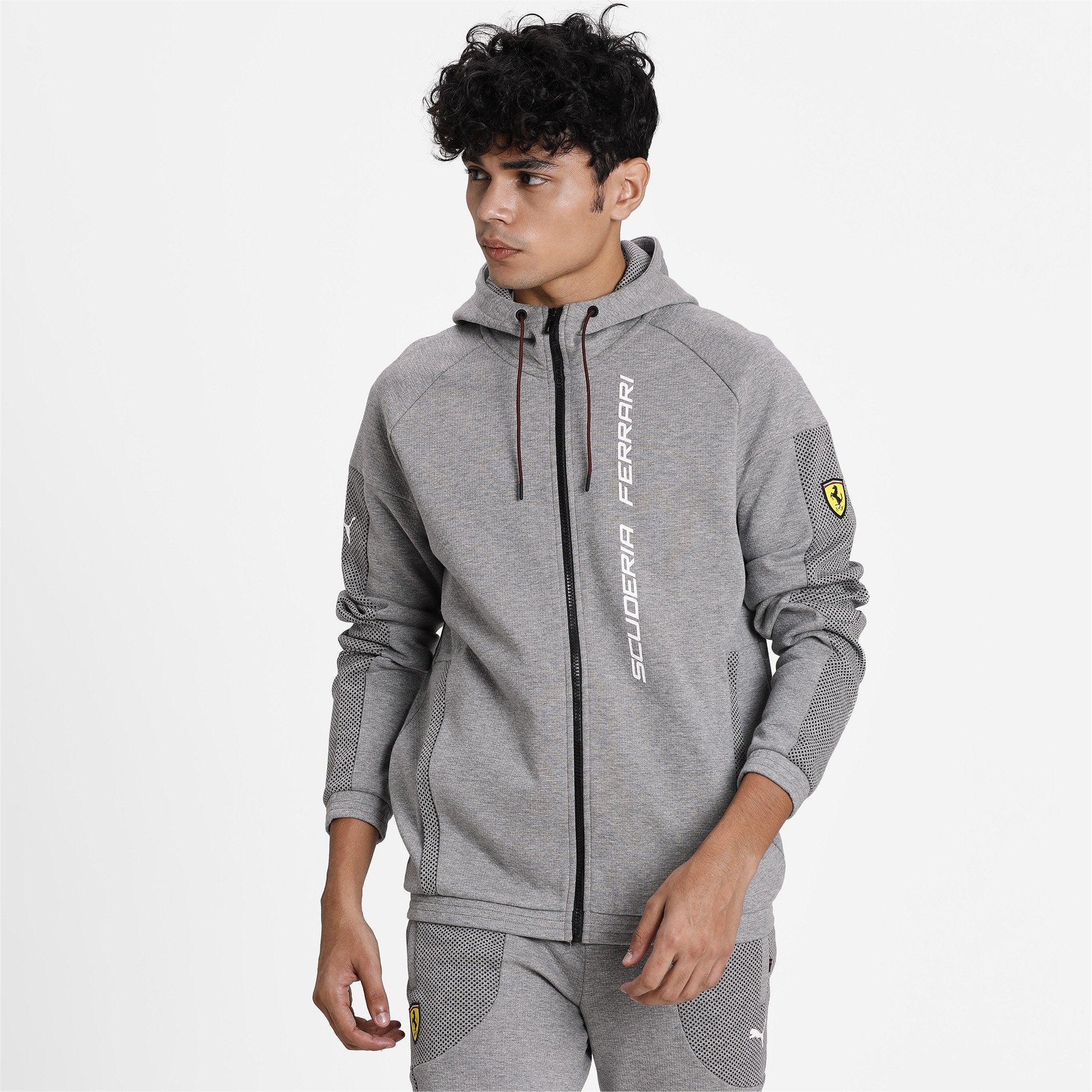 [597951-03] Mens Puma SF Ferrari Race Hooded Sweat Jacket