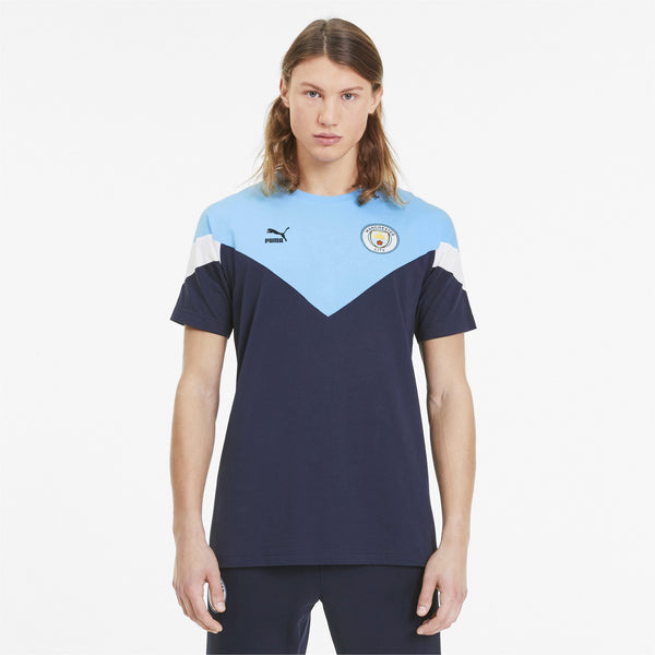 [756665-25] Mens Puma MCFC Iconic MCS Tee