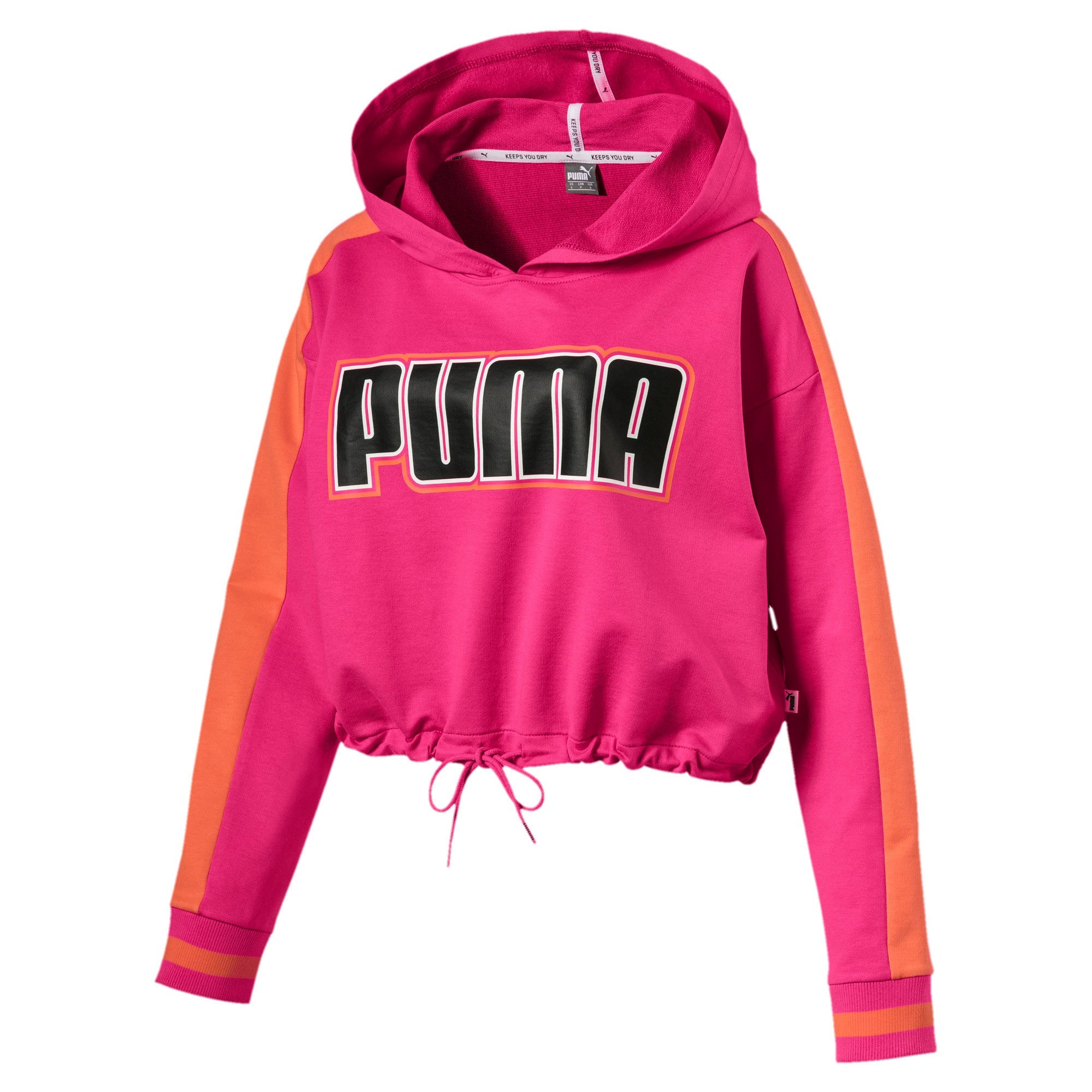 [579535-13] Womens Puma Rebel Reload Cropped Hoodie