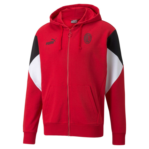 [764374-01] Mens Puma AC MILAN FTBLCULTURE FULL ZIP HOODY