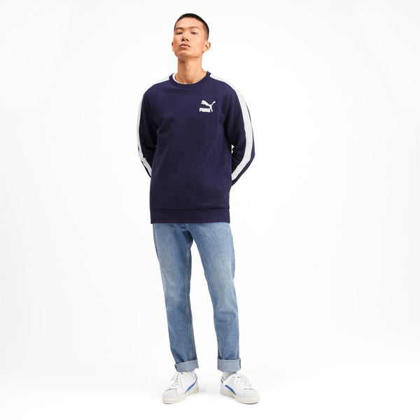 [595296-06] Mens Puma ICONIC T7 CREW FLEECE