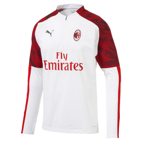 [756142-02] Mens Puma AC Milan 1/4 Zip Top - Sponsor Logo