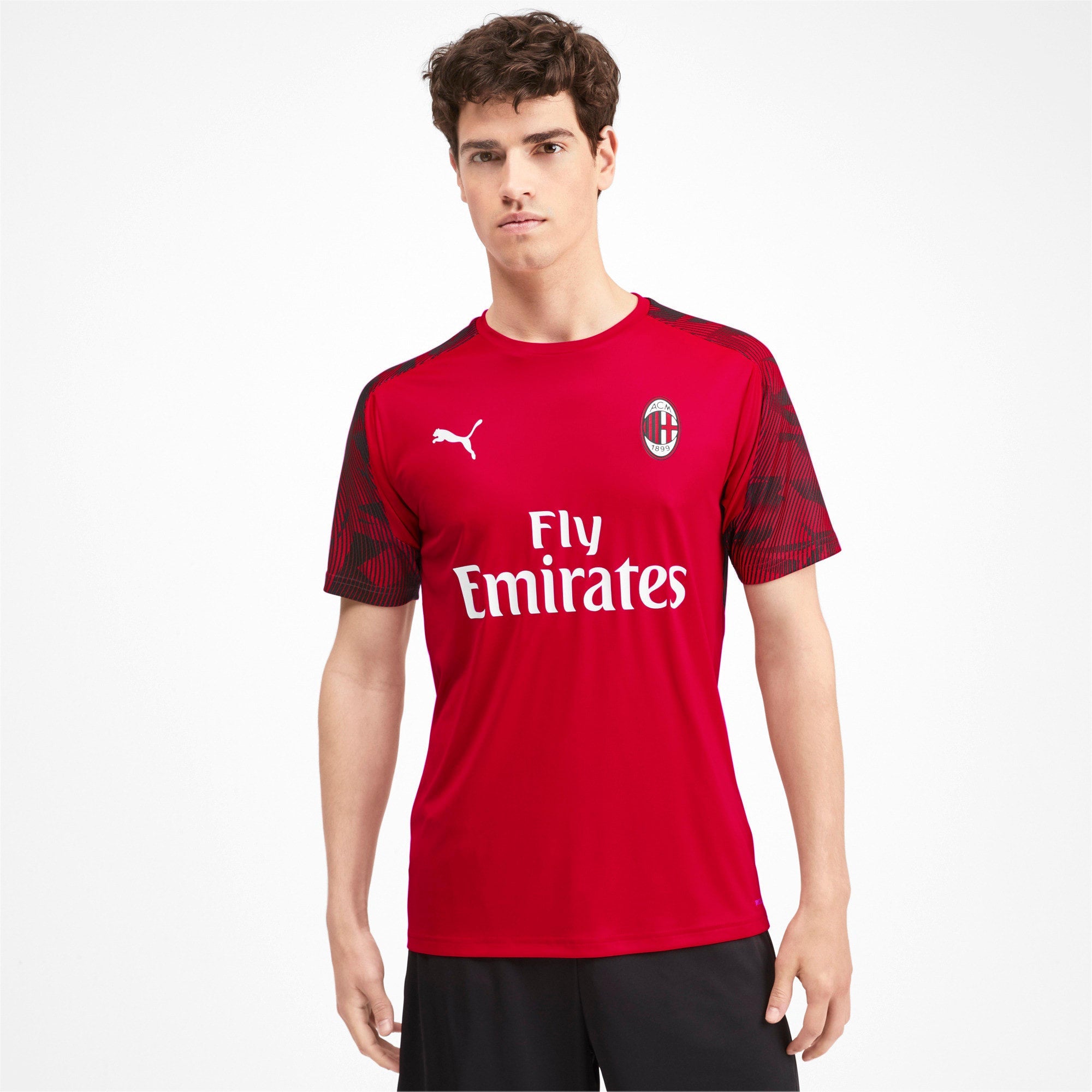 [756141-01] Mens Puma AC MILAN TRAINING JERSEY SHORT SLEEVE