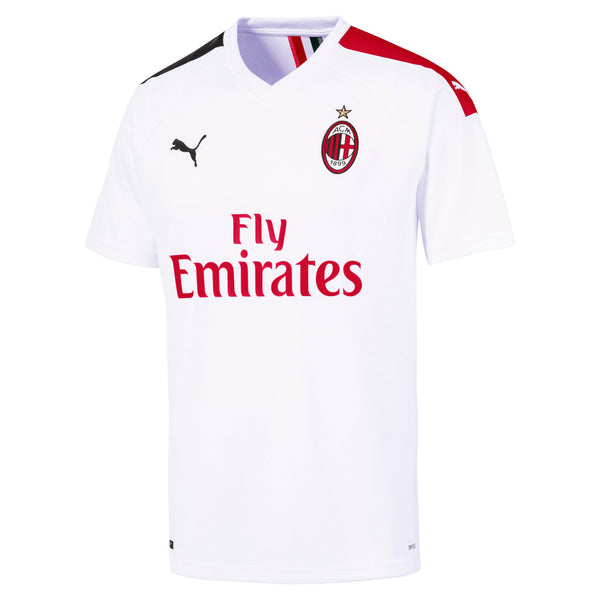 [755883-02] Mens Puma AC MILAN AWAY SHIRT REPLICA SHORT SLEEVE