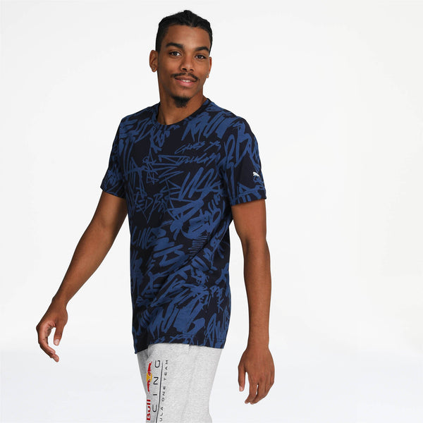 [595155-01] Mens Puma RBR Red Bull Racing AOP Tee