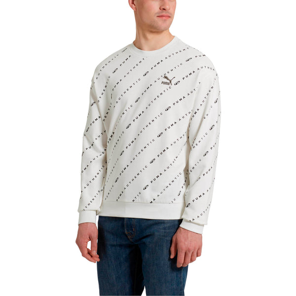 [579404-02] Mens Puma 90s Retro AOP Crew