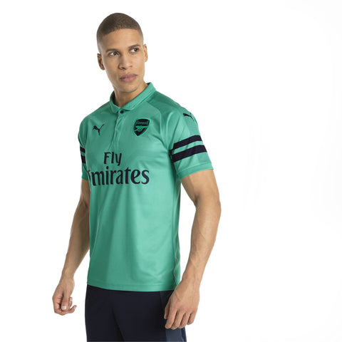 [753217-02] Mens Puma Arsenal FC Third Shirt Replica Short Sleeve With Epl Sponsor Logo