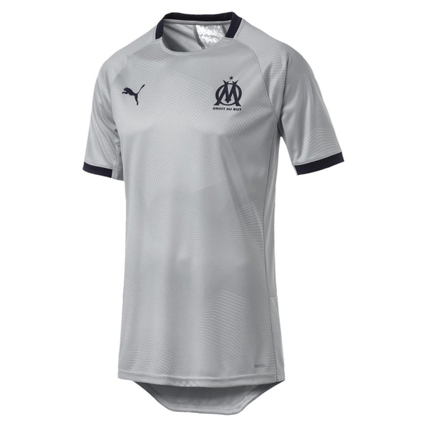 [754654-02] Mens Puma Olympique De Marseille Graphic Jersey With Sponsor Logo