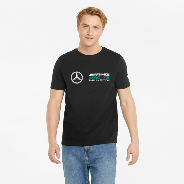 [534229-01] Mens Puma MAPF1 MERCEDES ESSENTIAL LOGO TEE