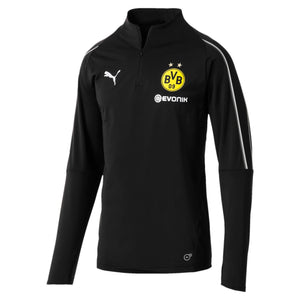 [753371-02] Mens Puma BVB 1/4 Training Top With Sponsor Logo