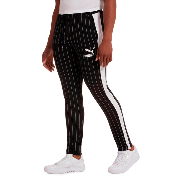 [579874-01] Mens Puma PINSTRIPE T7 TRACK PANTS