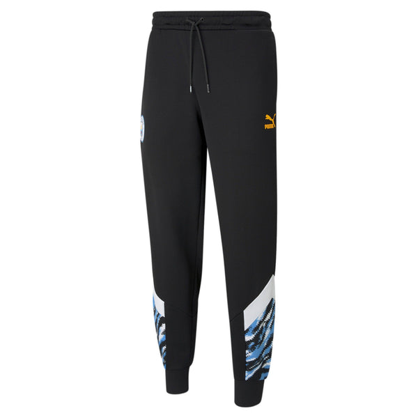 [758711-05] Mens Puma MCFC MANCHESTER CITY ICONIC MCS GRAPHIC TRACK PANTS